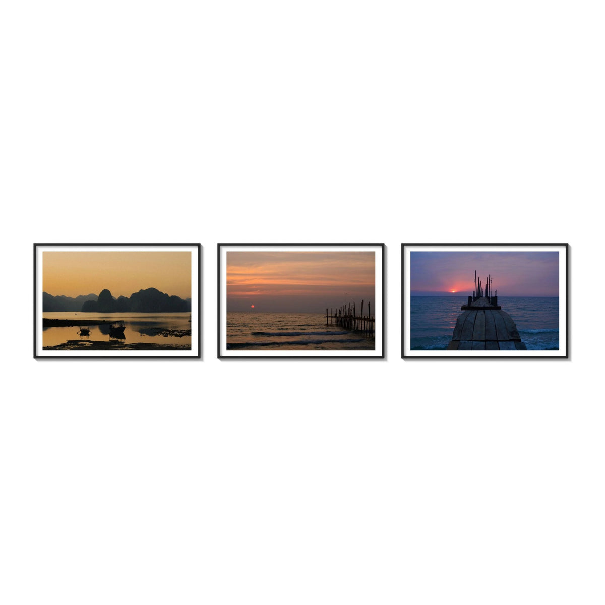 The Monsoon Wall — Statement, black frames