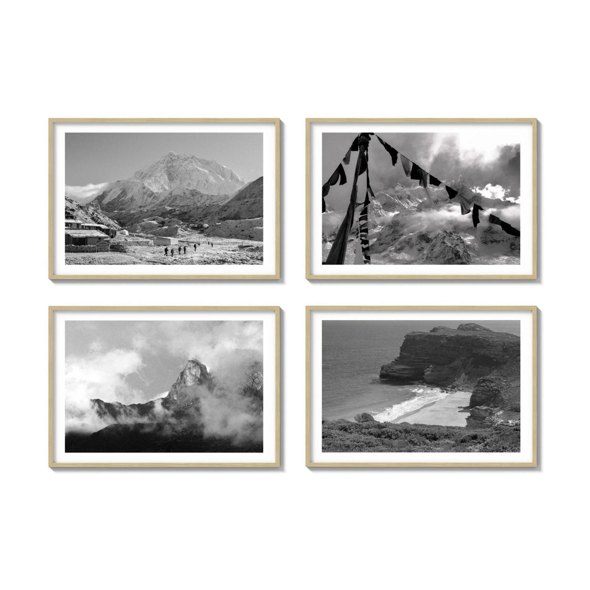 The Wilderness Grid — Large, oak frames