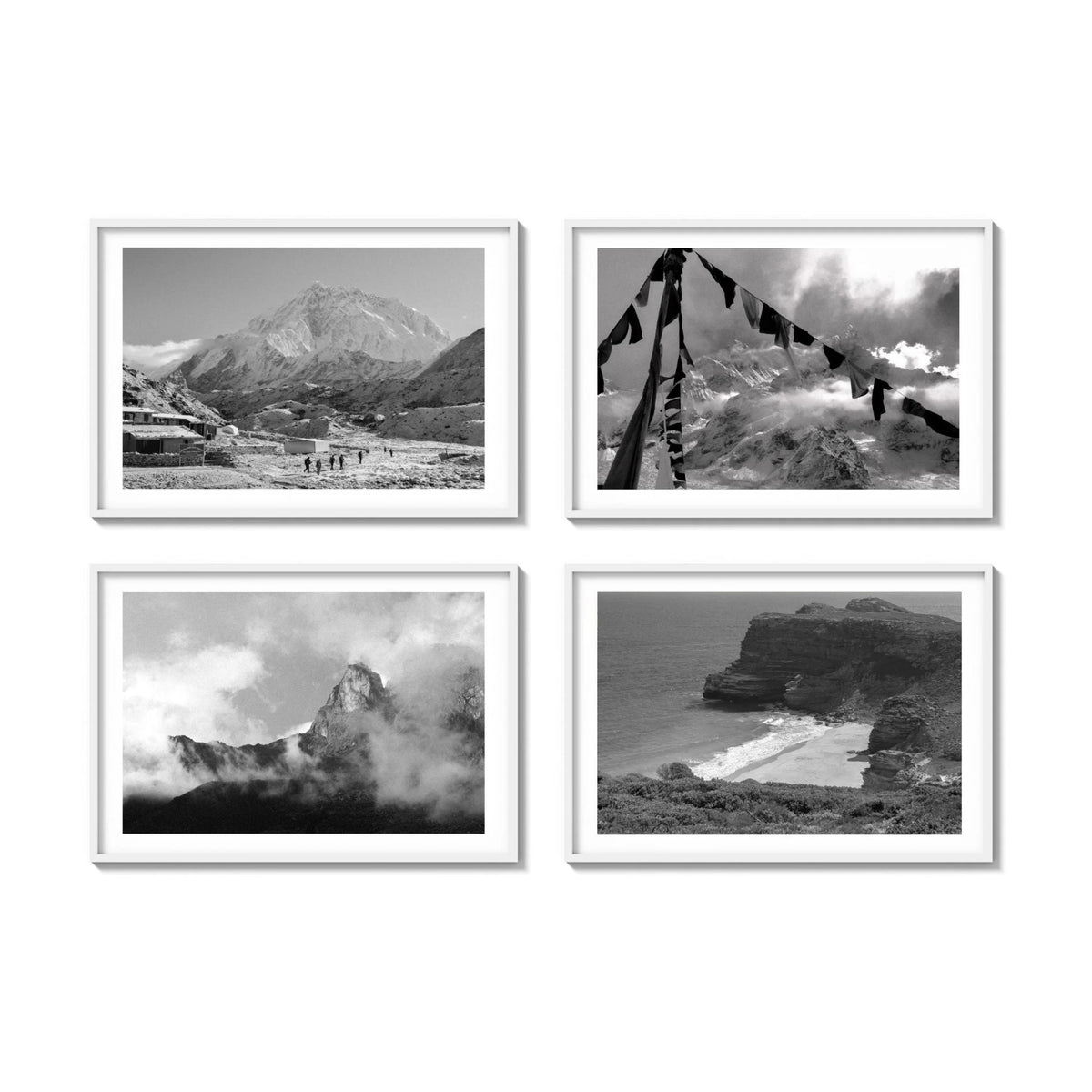 The Wilderness Grid — Large, white frames
