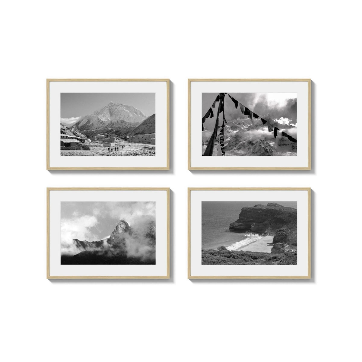 The Wilderness Grid — Medium, oak frames