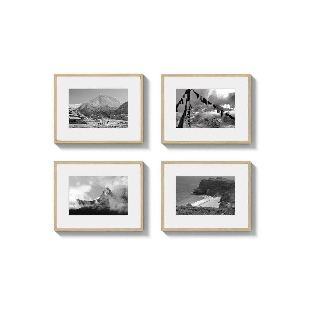 The Wilderness Grid — Small, oak frames