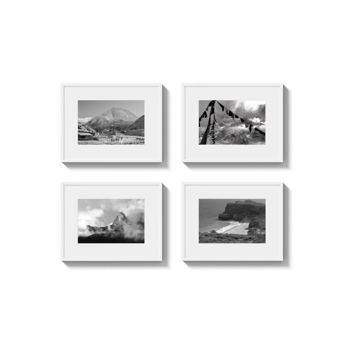 The Wilderness Grid — Small, white frames